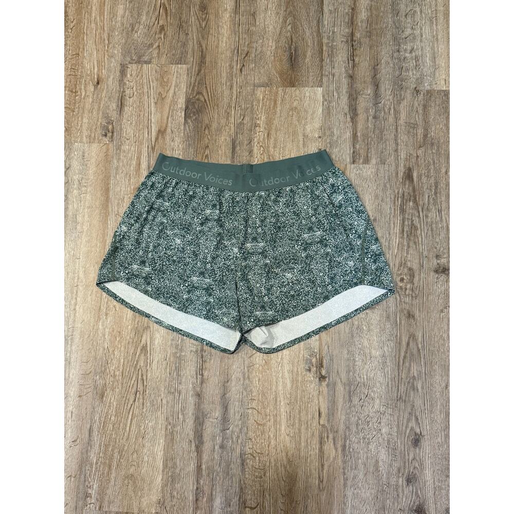 Outdoor Voices Green Athletic Shorts